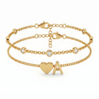 Bracelete de Iniciais "Amor"