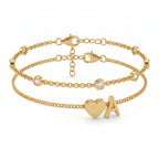 Bracelete de Iniciais "Amor"