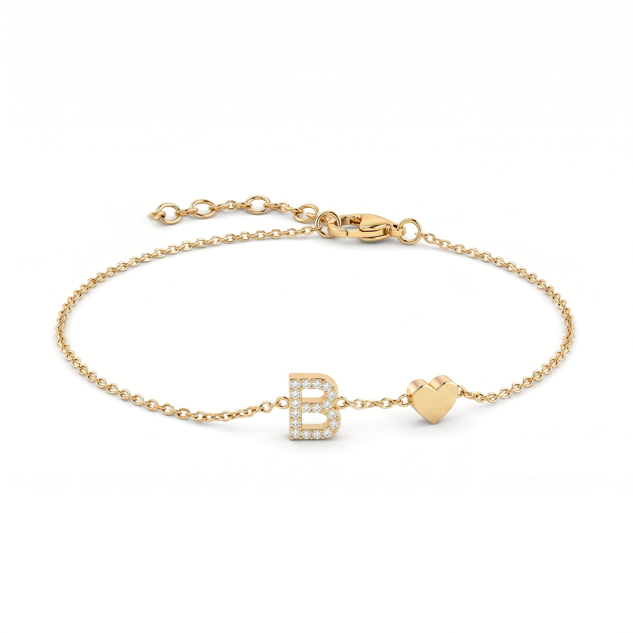 Pulseira de Charms Inicial