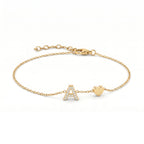 Pulseira de Charms Inicial