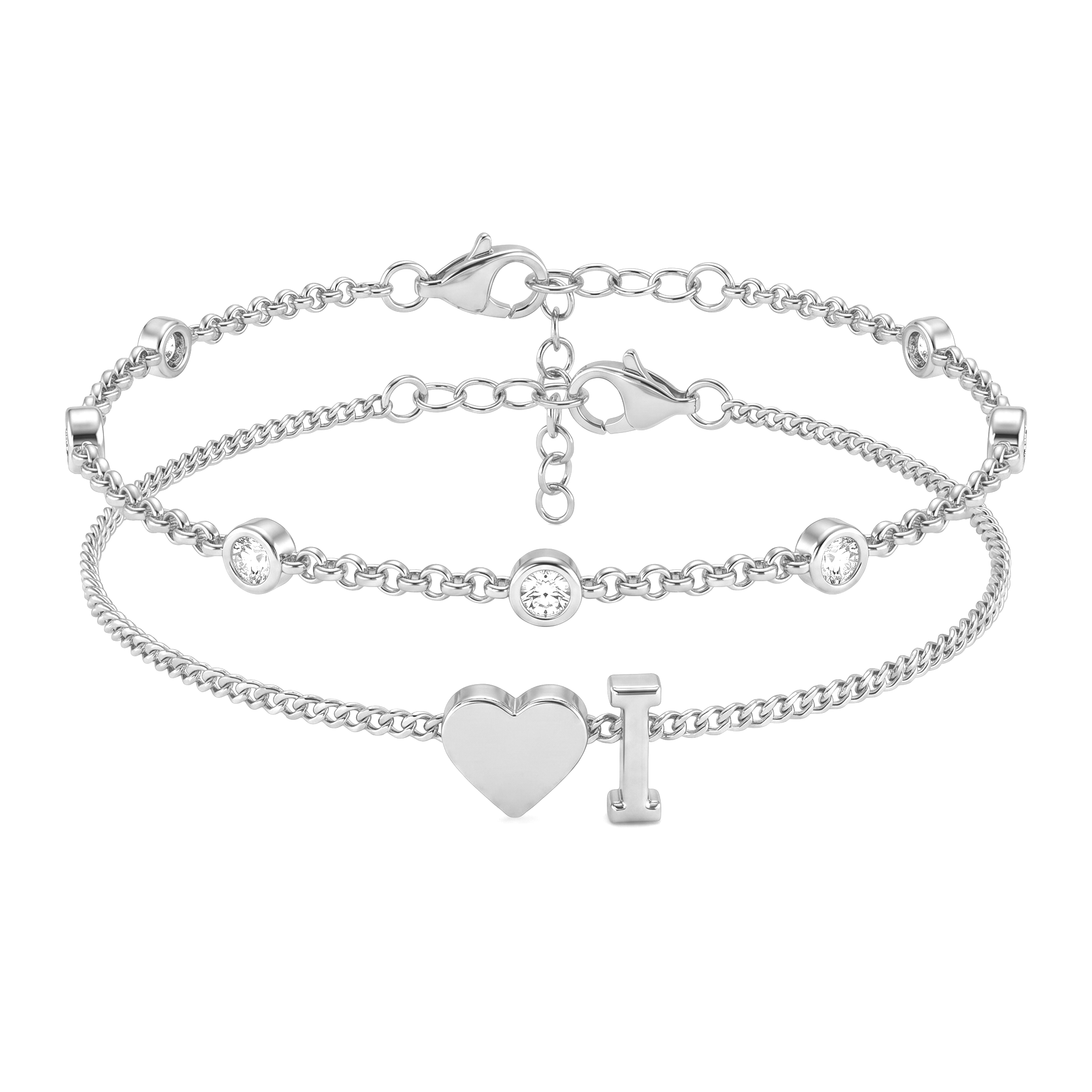 Bracelete de Iniciais "Amor"