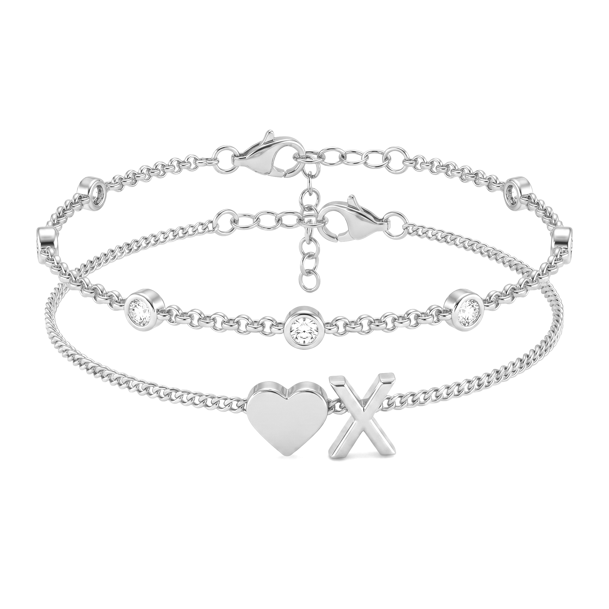 Bracelete de Iniciais "Amor"