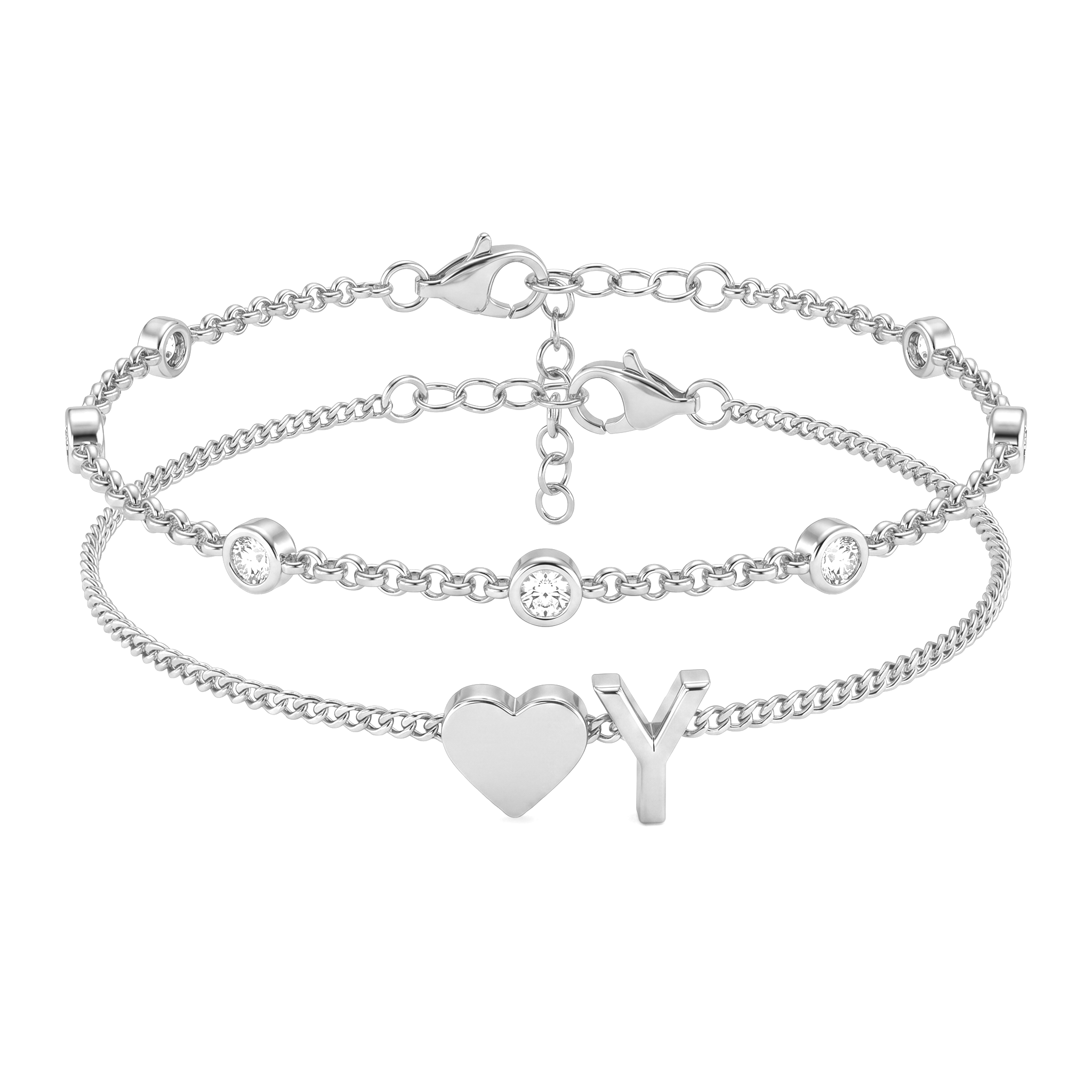 Bracelete de Iniciais "Amor"