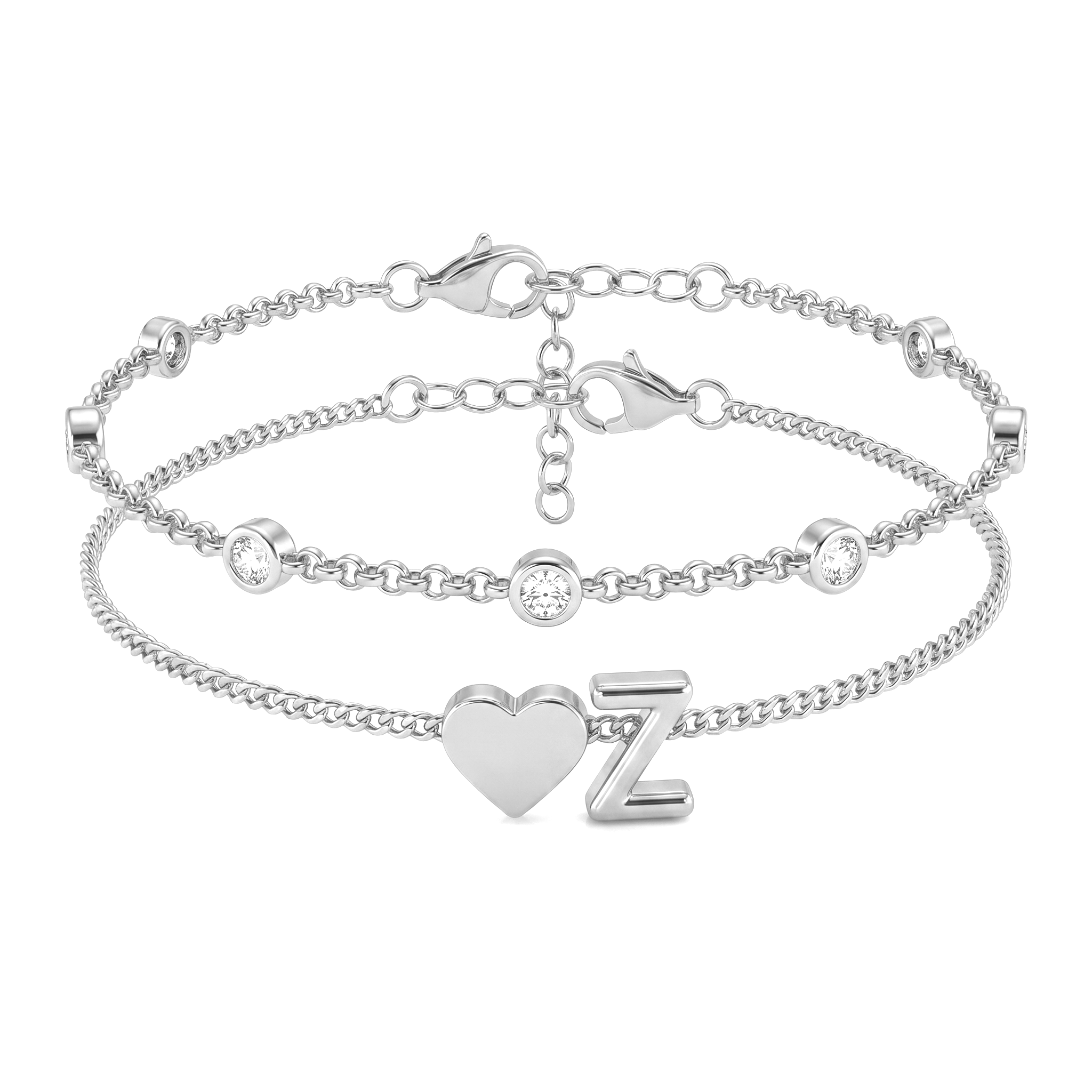 Bracelete de Iniciais "Amor"