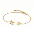 Pulseira de Charms Inicial