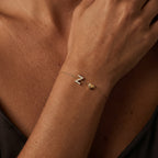 Pulseira de Charms Inicial