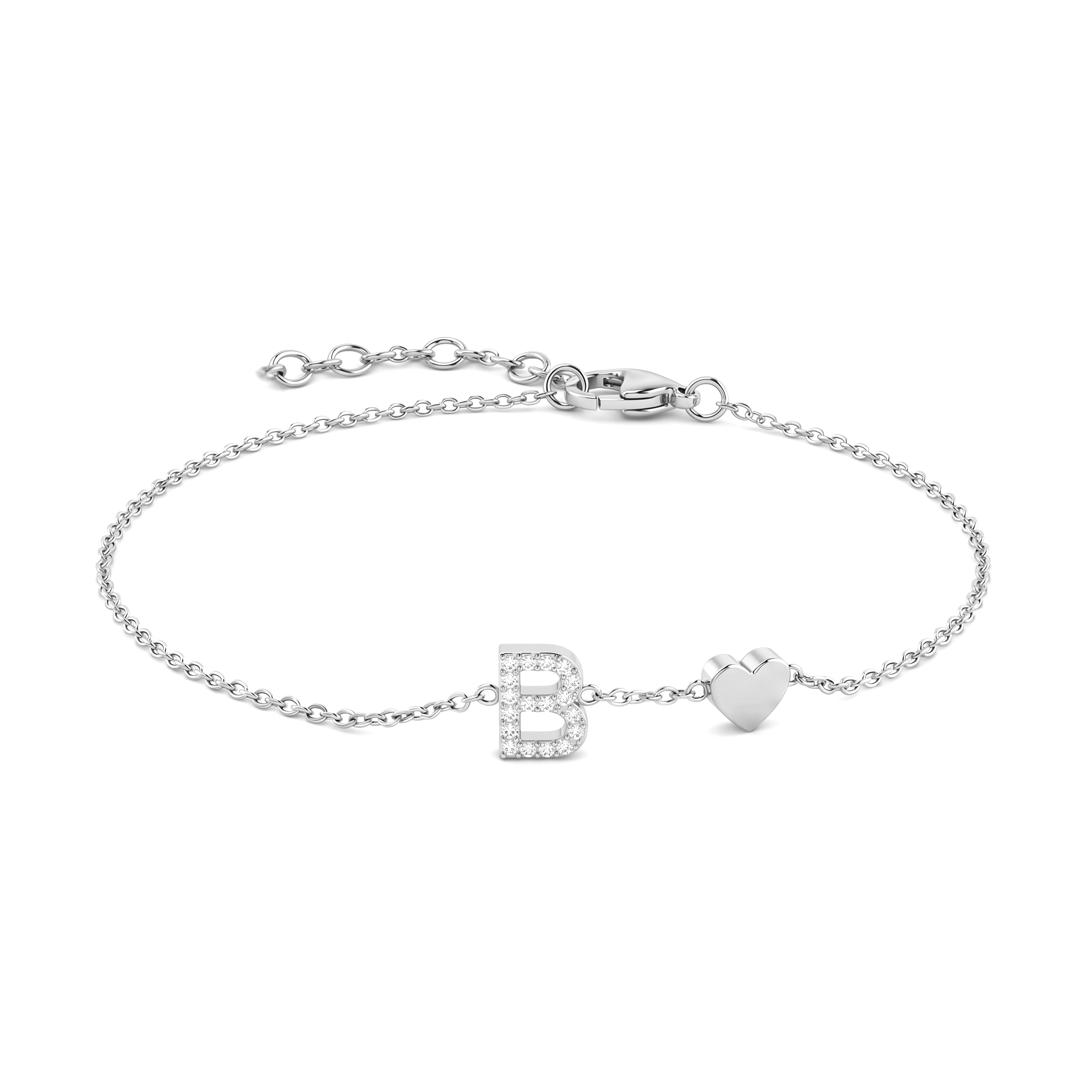 Pulseira de Charms Inicial