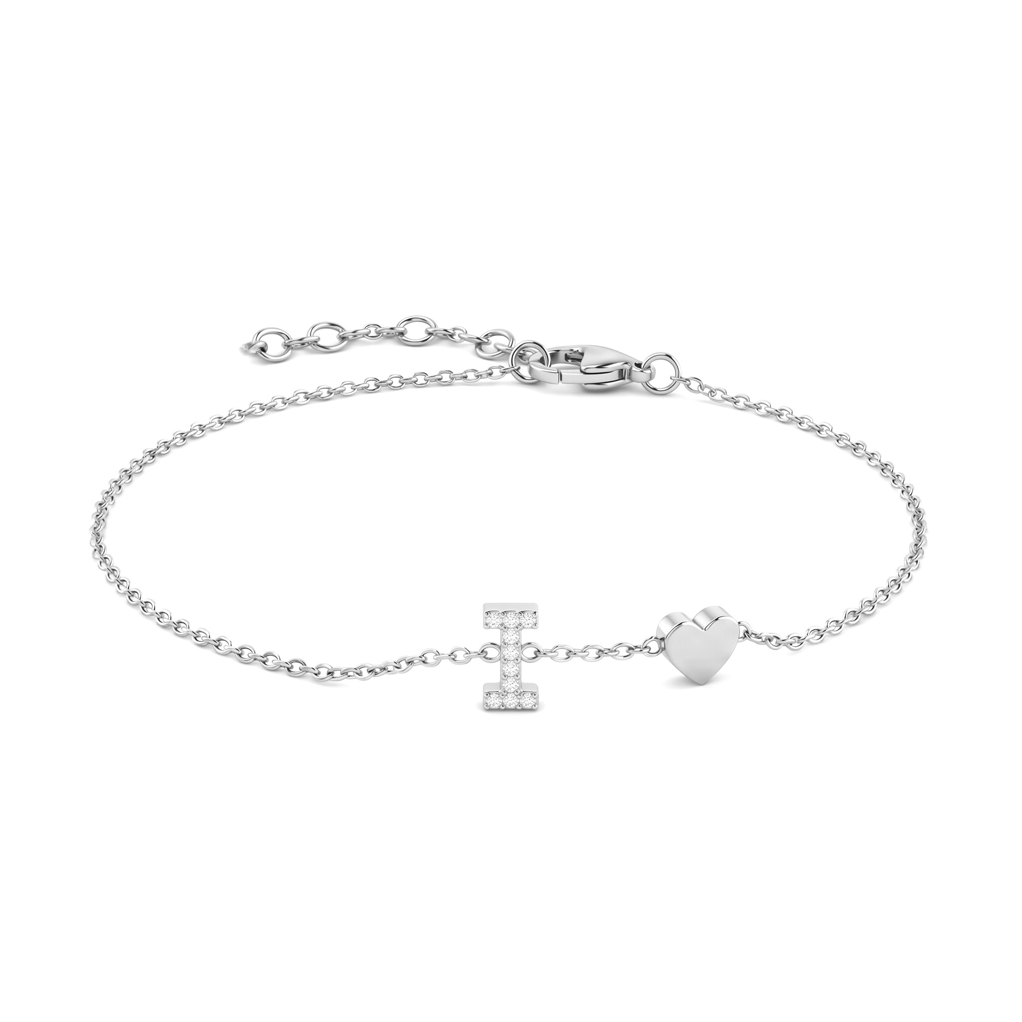 Pulseira de Charms Inicial