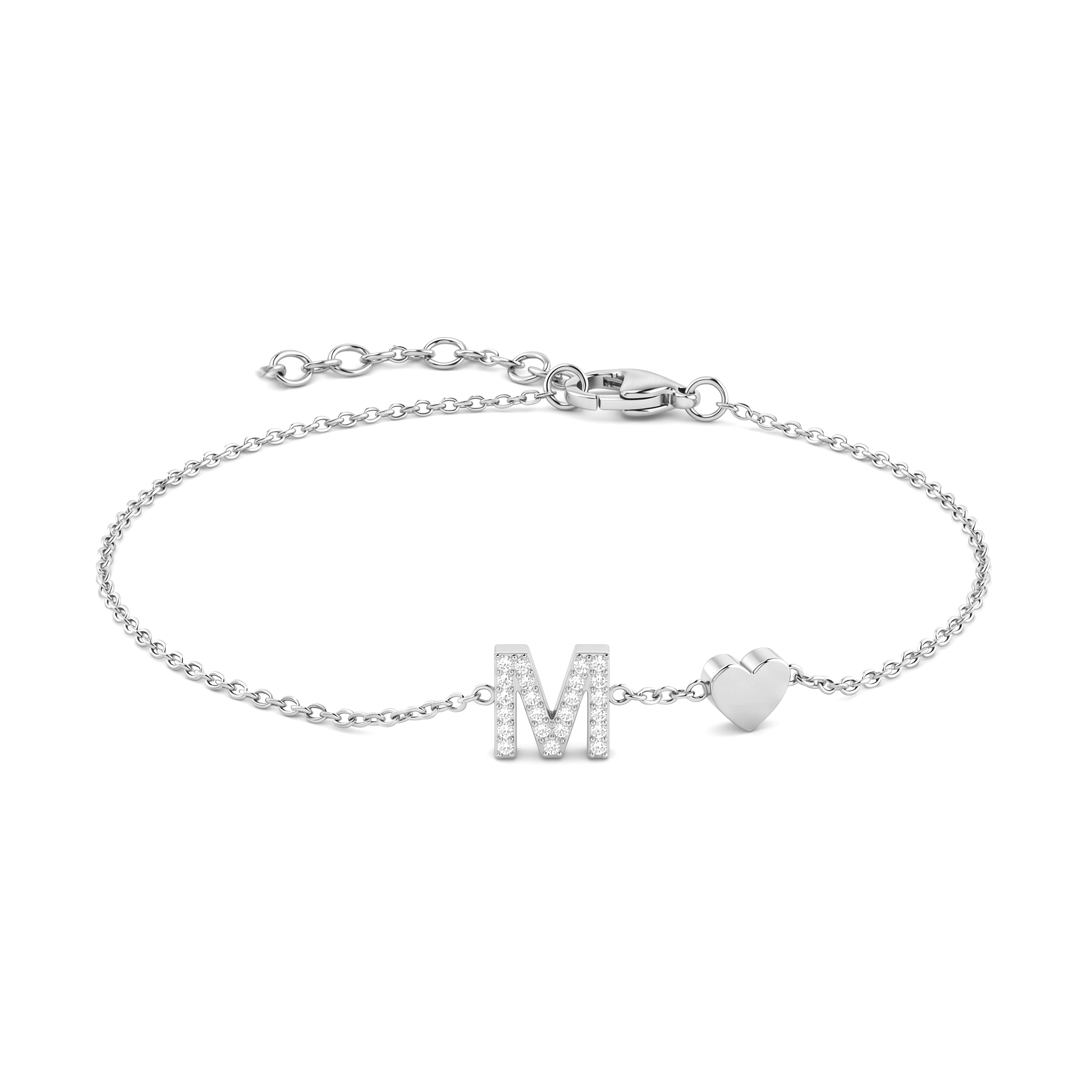 Pulseira de Charms Inicial
