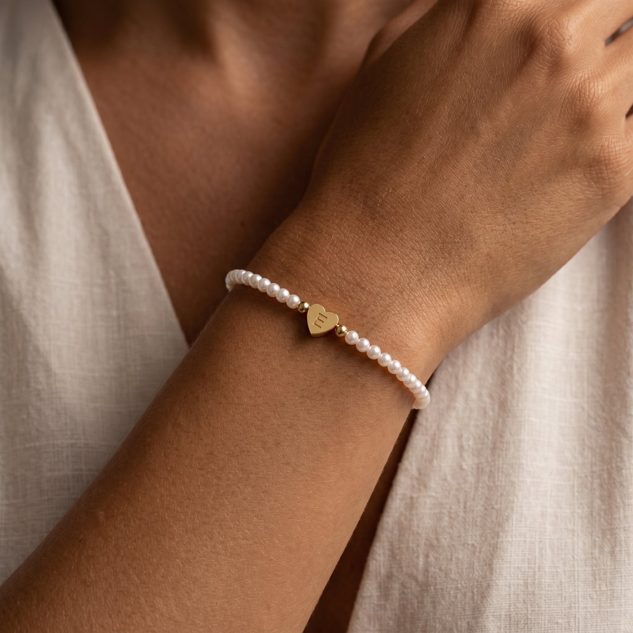 Pulseira de Nome "Pérola"