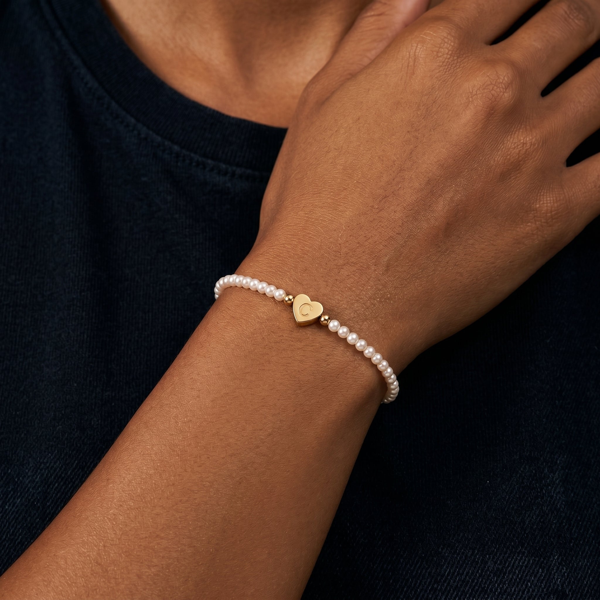 Pulseira de Nome "Pérola"